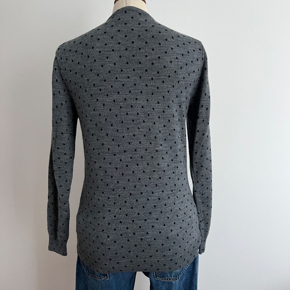 Martinique - Grey Wool V-Neck Long Sleeve Knit - Picture 6 of 11